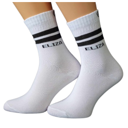 Skarpetki damskie z 2 paskami